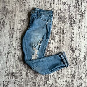 Universal Thread Distressed High Waisted Light Denim Skinny Jeans size 10/30